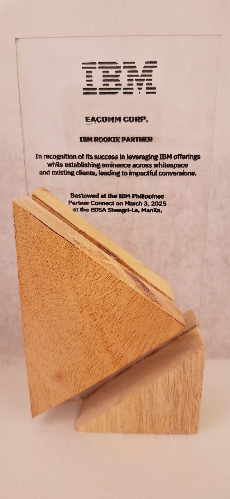 IBM 2024 Rookie Partner of the Year: EACOMM Corp.
