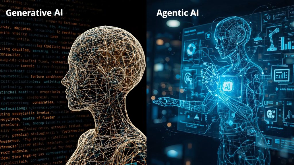 Generative AI vs Agentic AI